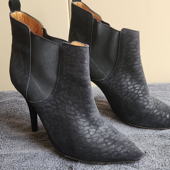 Isabel Marant Cleane Ankle Boots Size 37 France Patterns - Picture 13 of 16